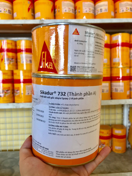Keo xử lý vết nứt - Sika Dur 752 - gốc nhựa epoxy 2 thành phần