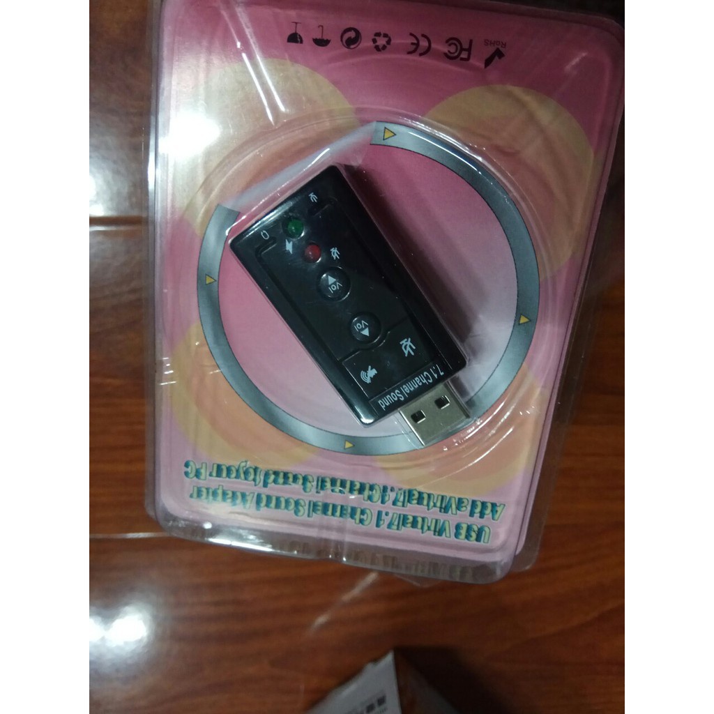 [HCM]USB ra Sound âm thanh 3D 7.1 - USB Sound Card