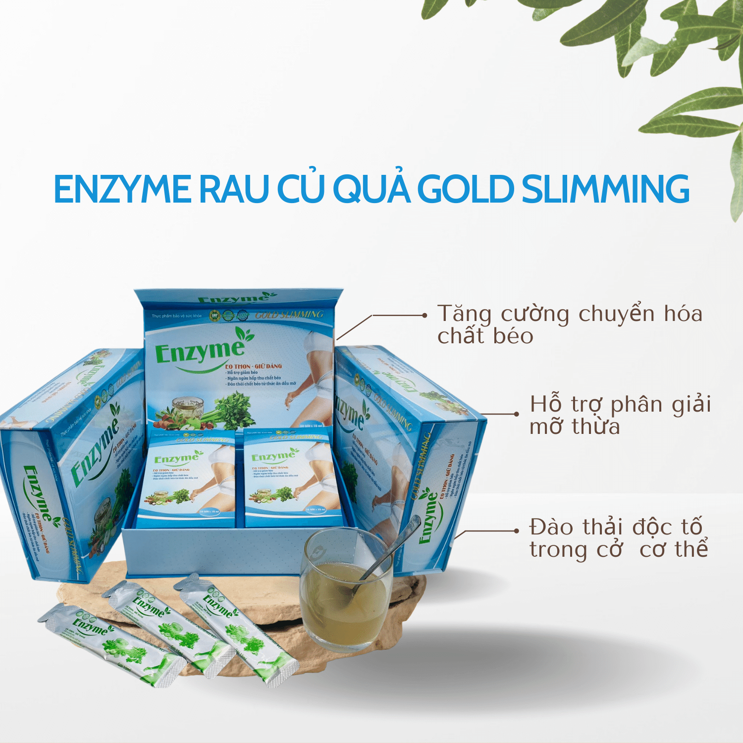 Enzyme Rau Củ Quả Gold Slimming - Eo thon giữ dáng