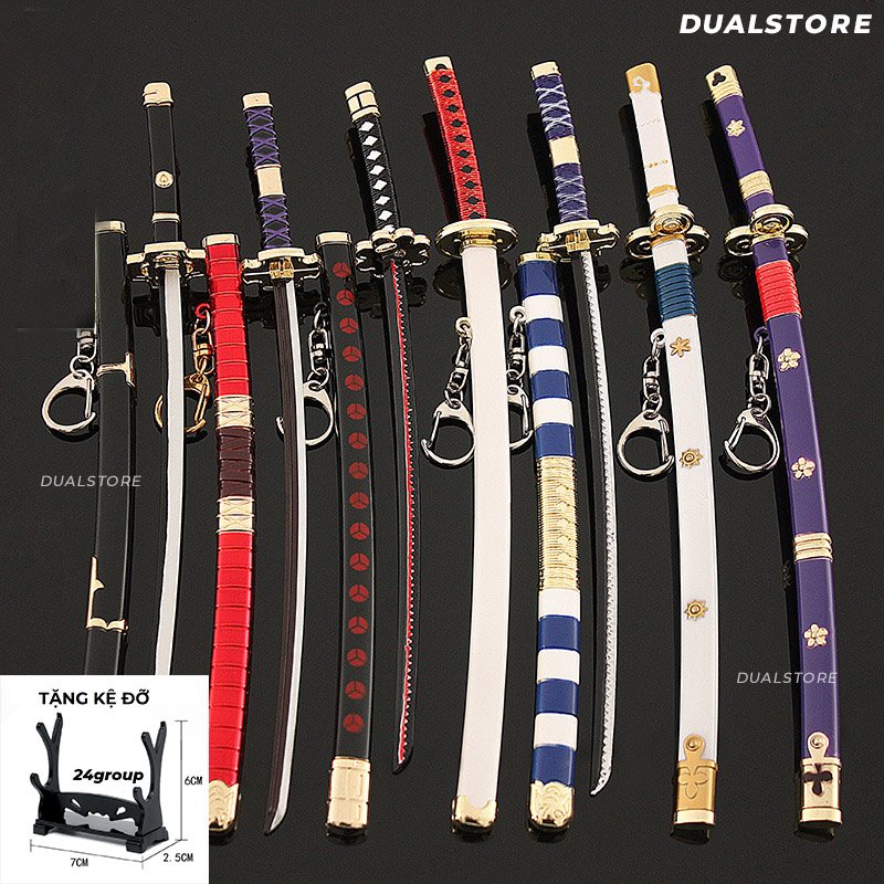 [ĐỒ CHƠI DÀI 26CM] Mô hình nhân vật thanh KIẾM của zoro mô hình nhân vật shusui enma nidai katana nhật Mô hình 24