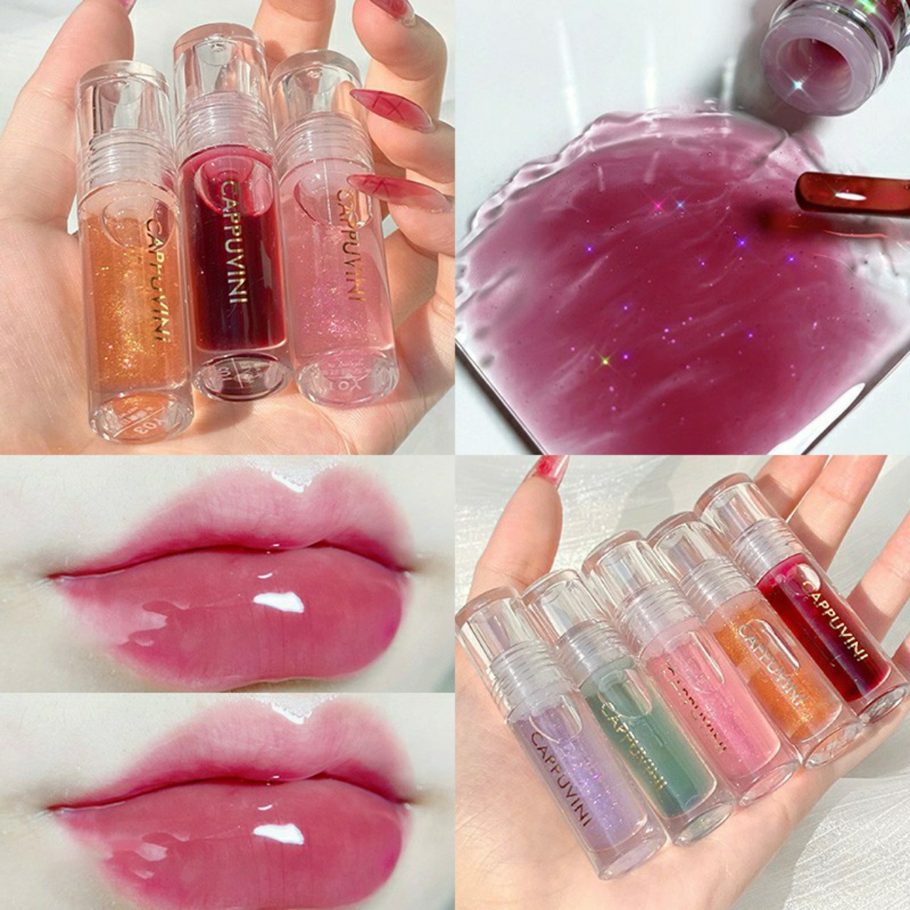 SON BÓNG CĂNG MỊN MÔI CAPPUVINI - SET 03