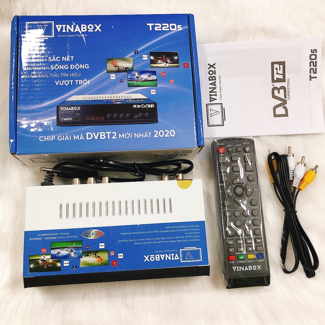 Đầu thu mặt đất dvbt2 Vinabox T220S
