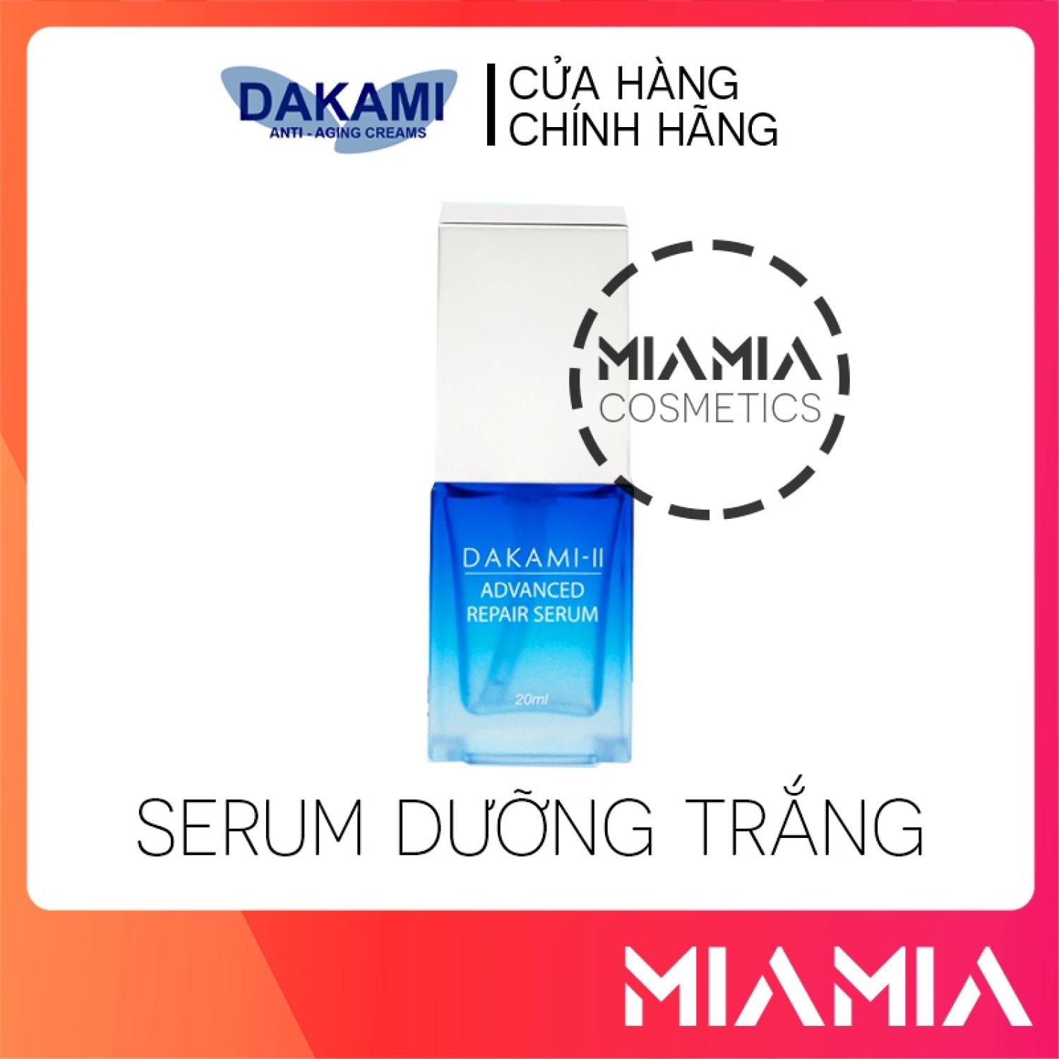 Serum dakami ii chính hãng - dưỡng trắng da mờ thâm