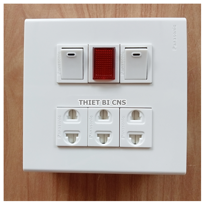 Bộ công tắc - ổ cắm, ổ tivi, ổ mạng lan panasonic - full-color