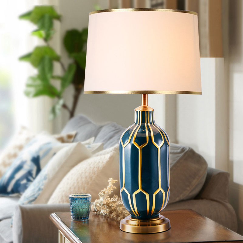 Đèn ngủ để bàn MONSKY ELPES hiện đại trang trí nội thất cao cấp, tinh tế - kèm bóng LED chuyên dụng.