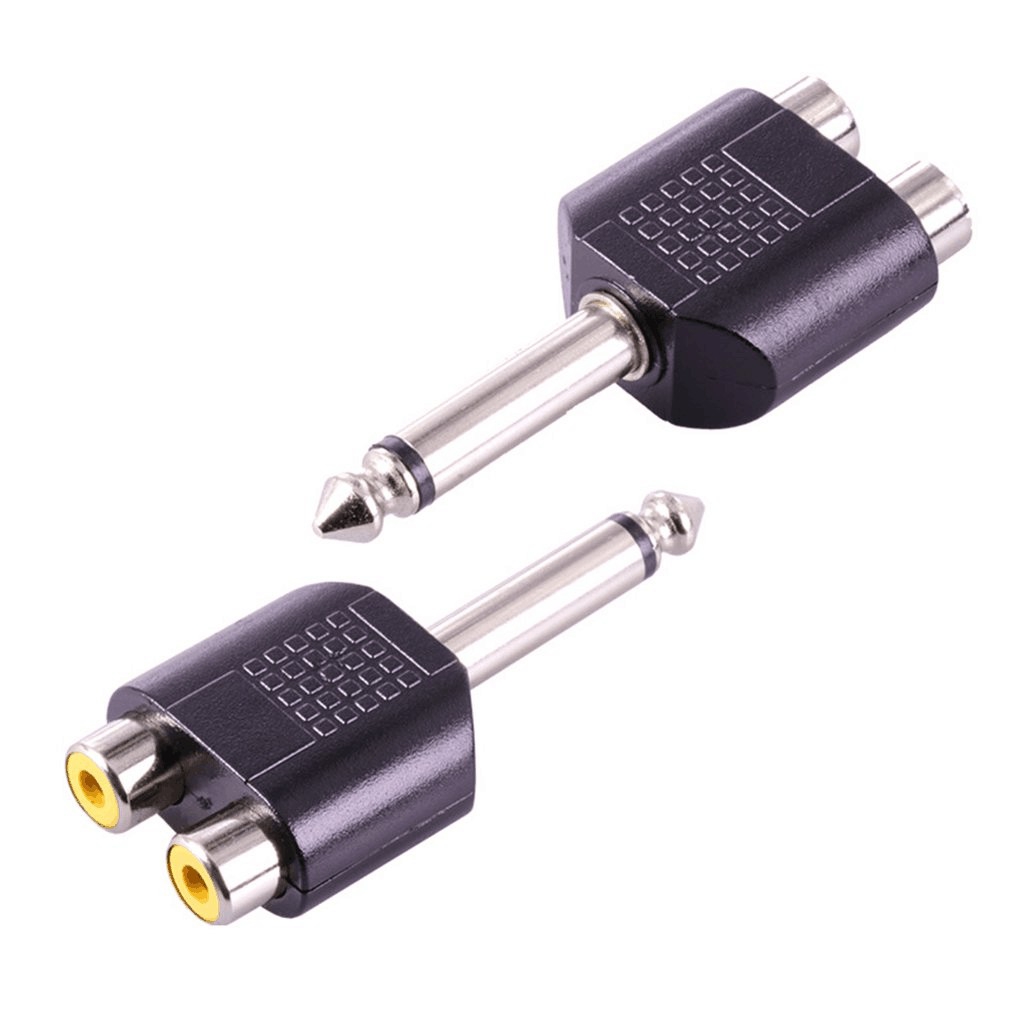 [HCM]Jack Chuyển 6.5mm Ra 2 Chân Bông Sen Cái