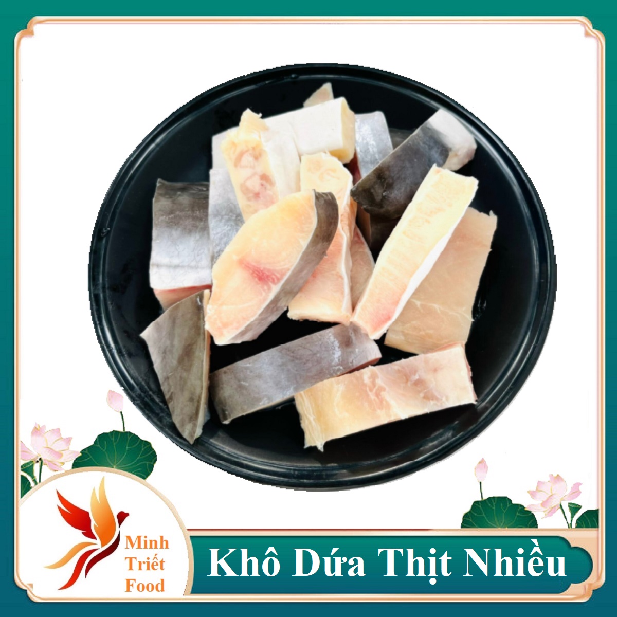 KHÔ CÁ DỨA SIÊU THỊT LOẠI NGON ĐẶC BIỆT- ĐẶC SẢN KHÔ CÁ DỨA MINH TRIẾT 500GR