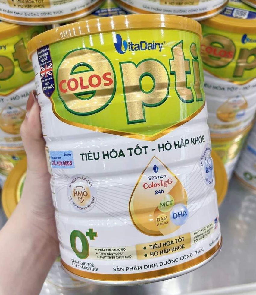 Sữa Colos OPTI 0+ 800gr (Date mới)