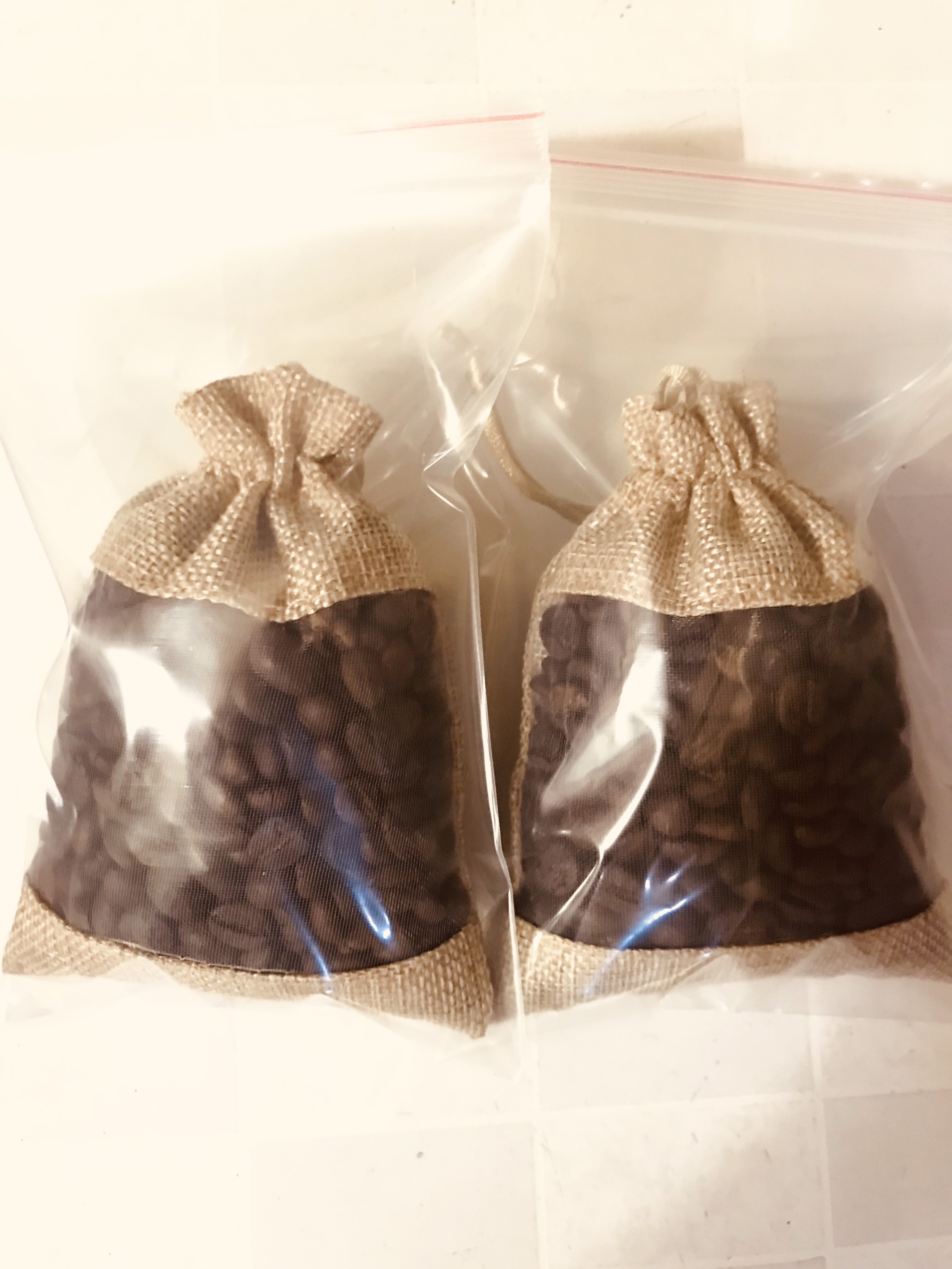 TÚI THƠM CÀ PHÊ 130G - TÚI VẢI ĐAY CÓ CỬA SỔ
