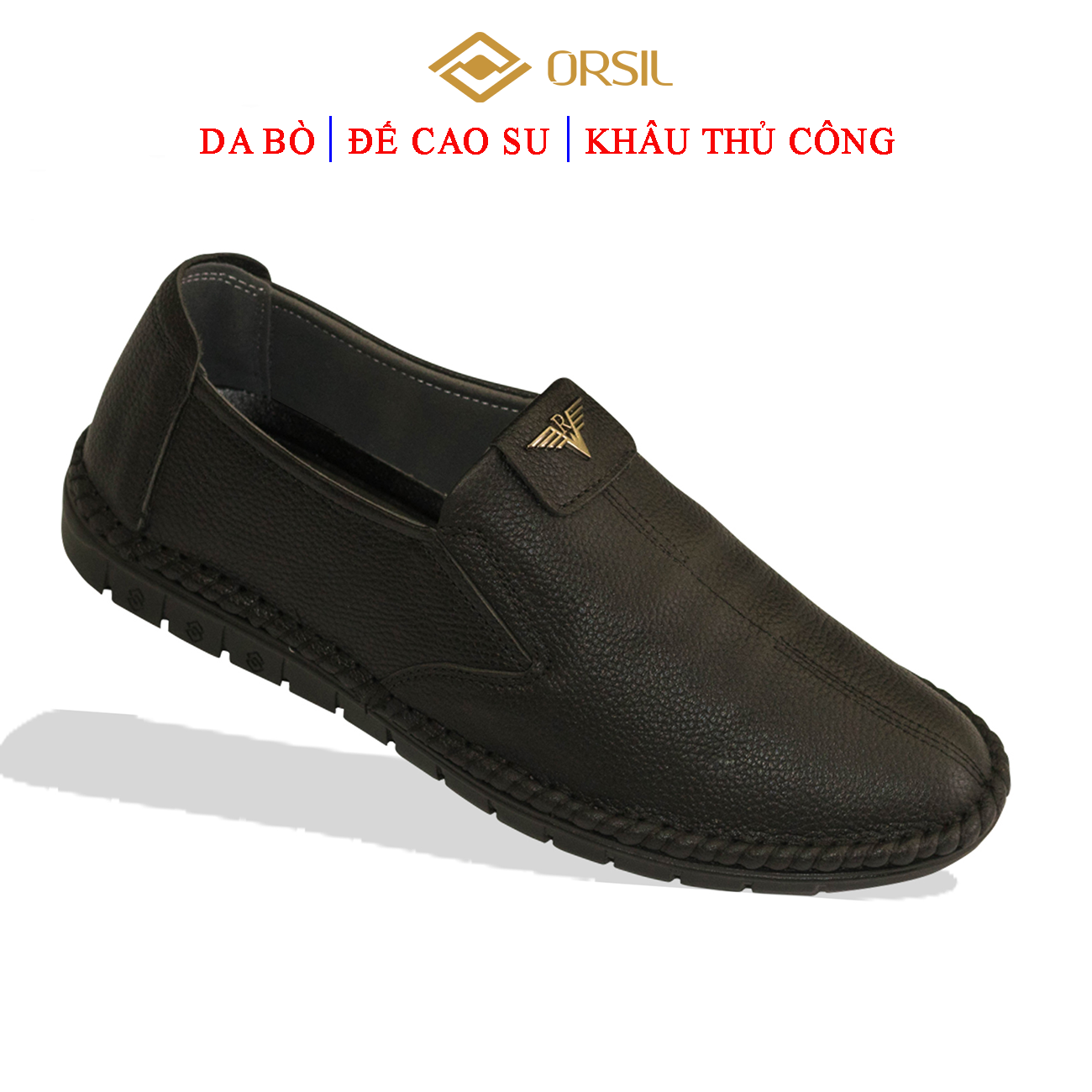 Giày lười nam da bò cao cấp