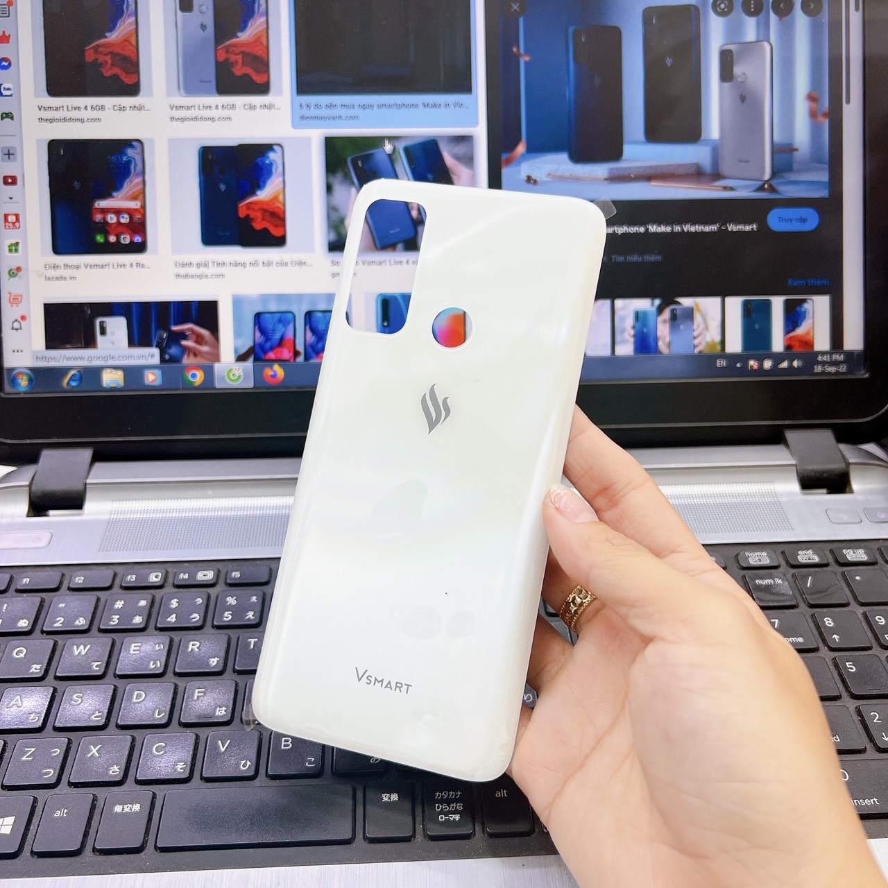 Nắp lưng vsmart live 4 new