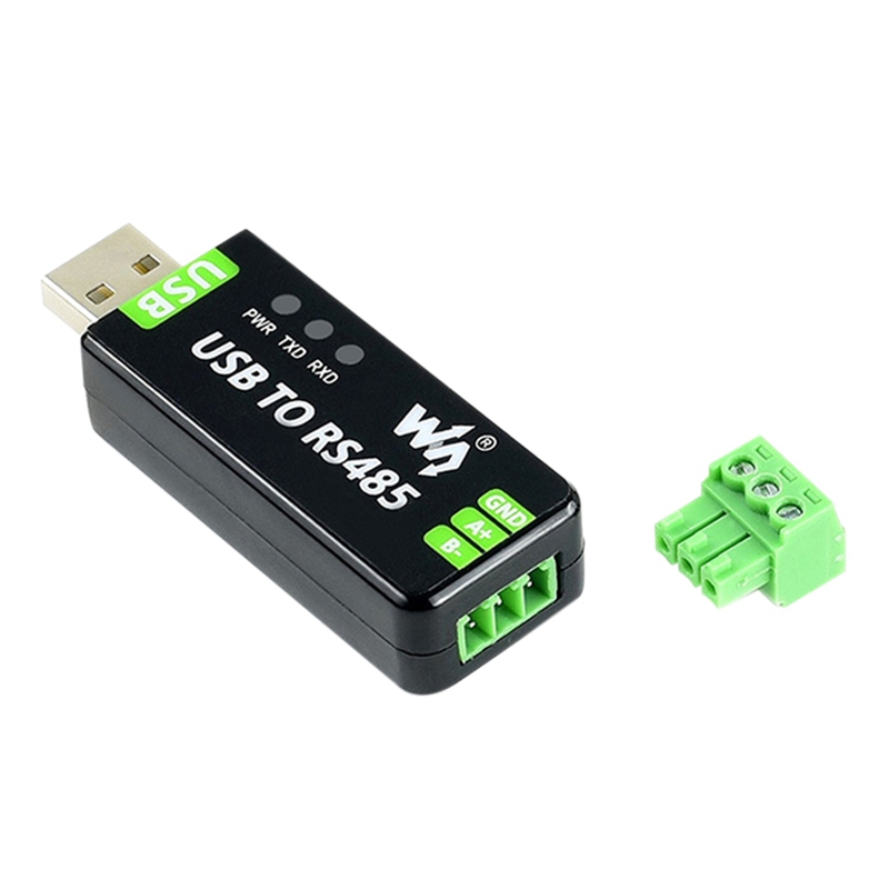 Waveshare usb to rs485 serial converter rs485 communication module 300-921600bps built-in esd protection circuit