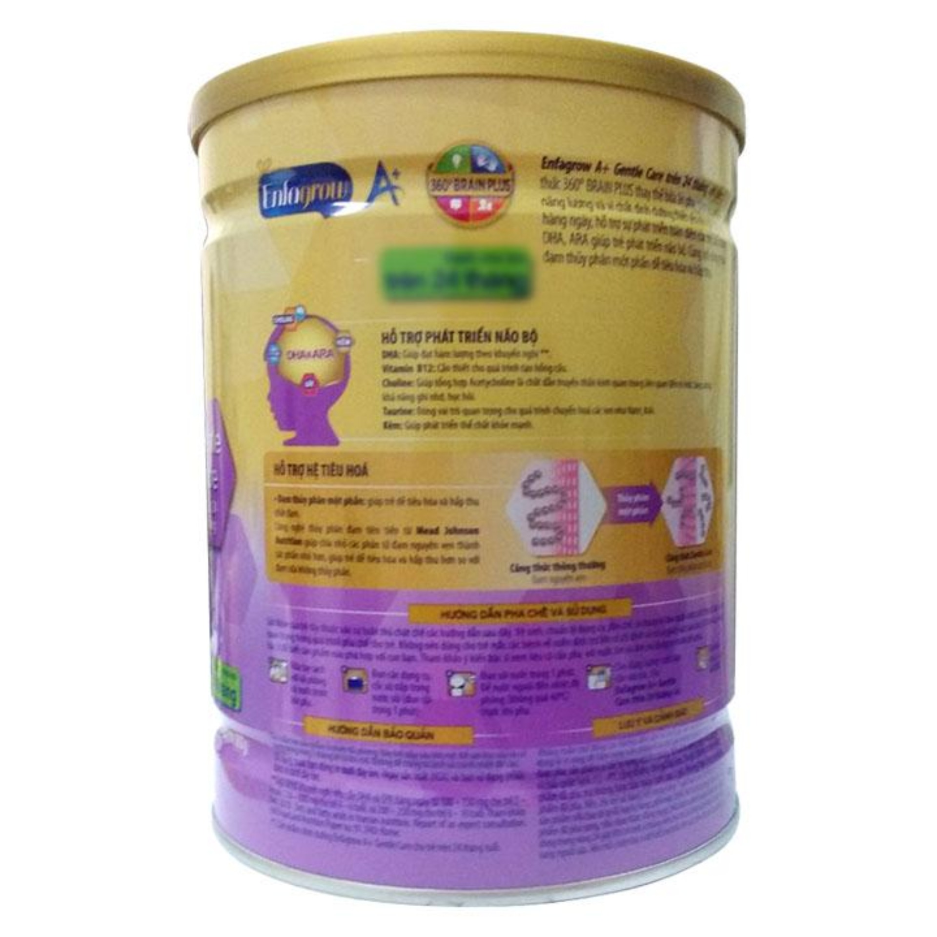 [HCM]Sữa bột Enfamil Gentle care 800g (trên 24 tháng)