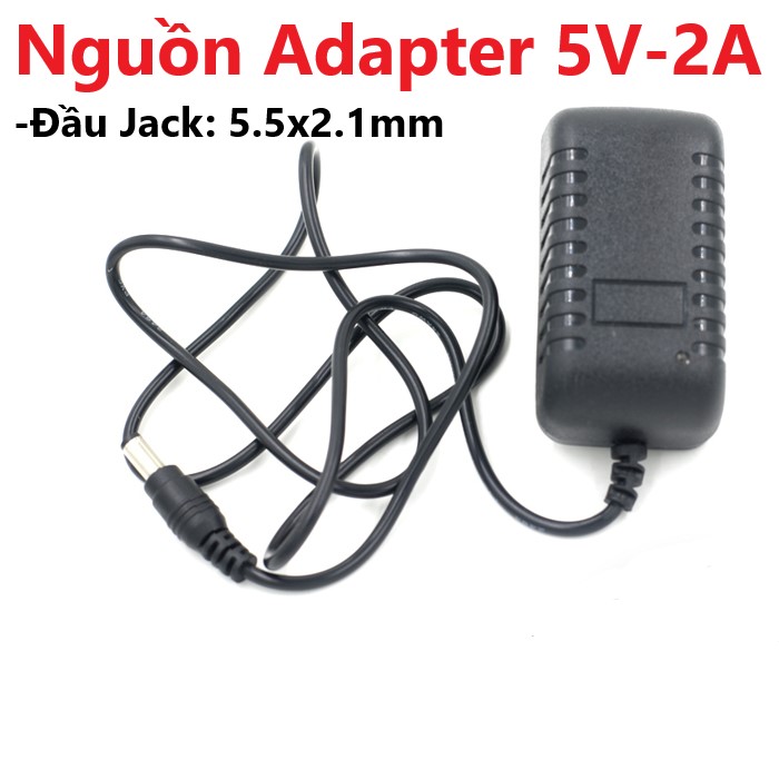 Nguồn adapter 5v 1a, 5v 2a đầu jack 5.5*2.1mm