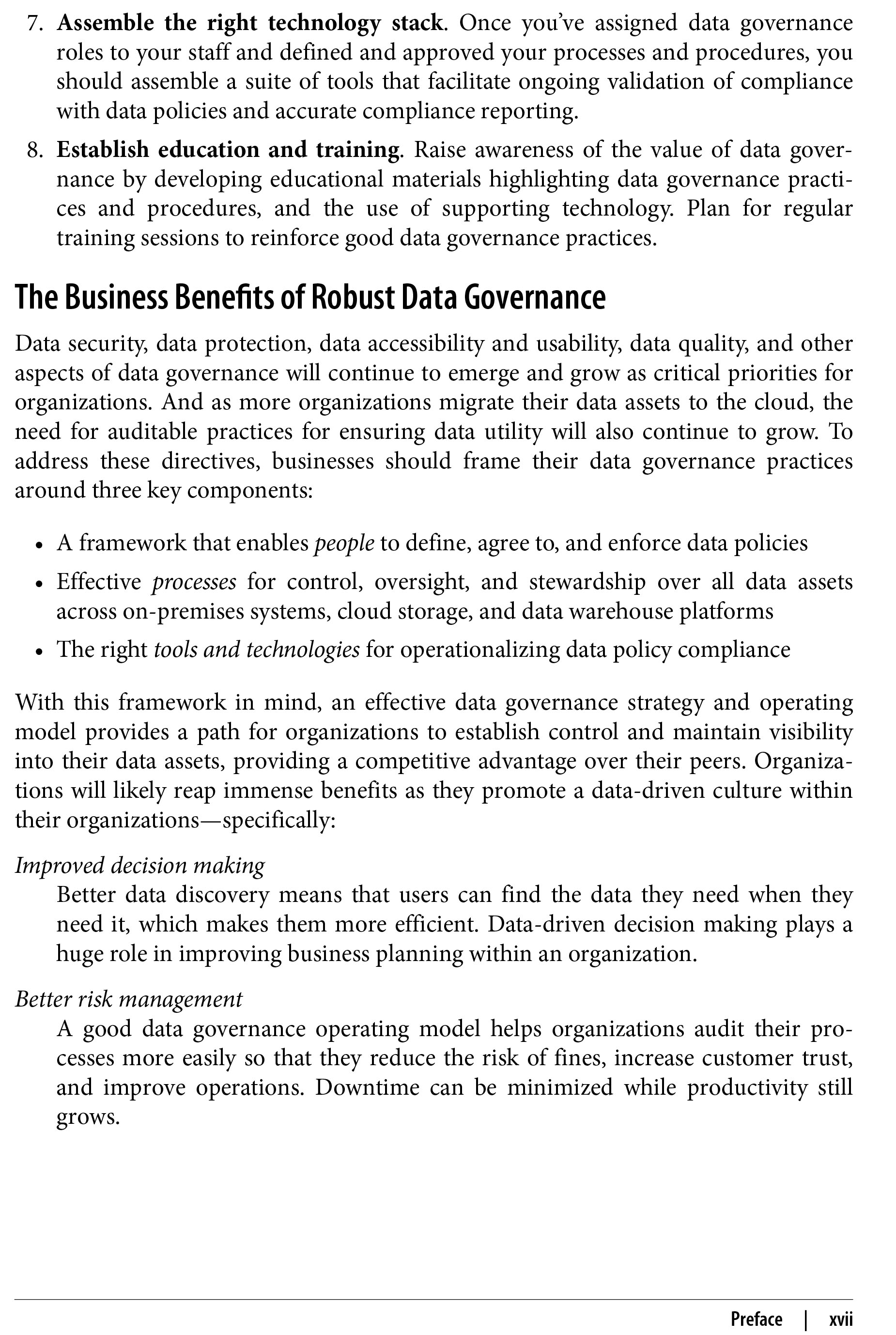 Sách Data Governance The Definitive Guide