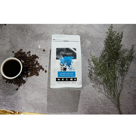 Cà phê hạt Arabica cầu đất pha Espresso túi 500 gram rang vừa