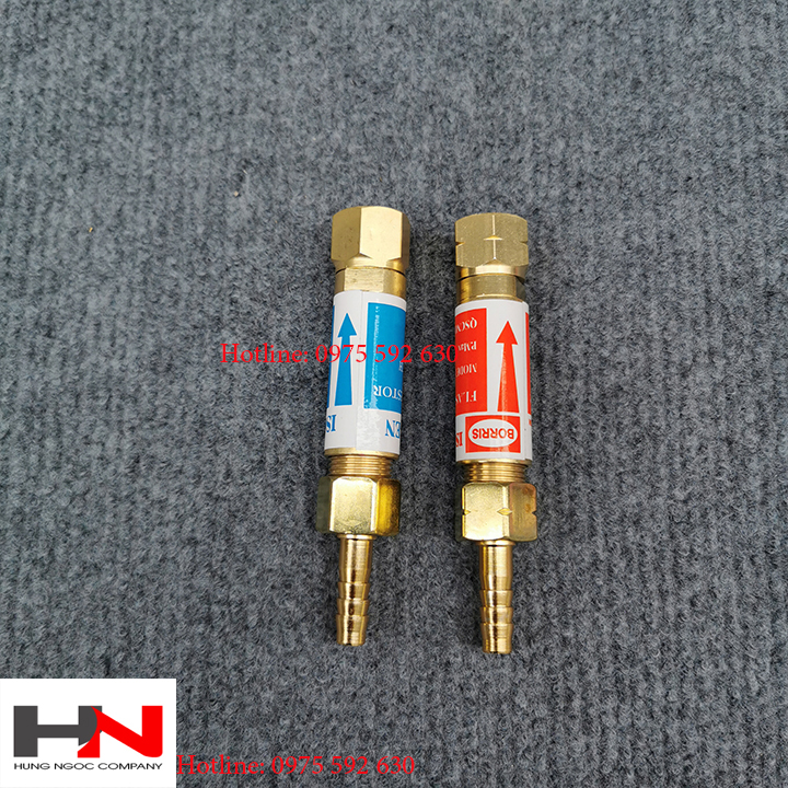 Combo van cháy ngược lắp mỏ cắt và mỏ hàn ren 16mm