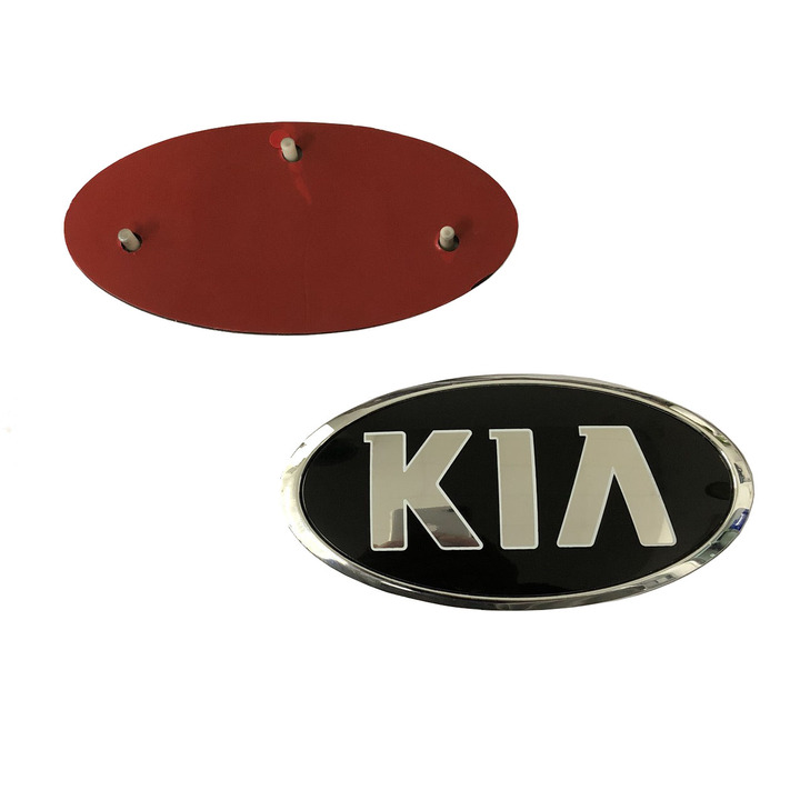 Logo biểu tượng gắn trước và sau của hãng xe Kia kích thước 130*65mm