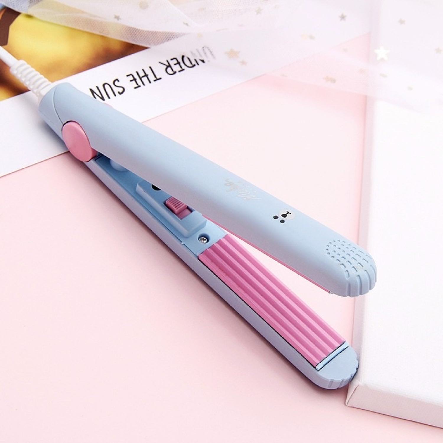 Máy Dập Xù/ Máy ép tóc mini Cute Sẵn Nhiều Màu