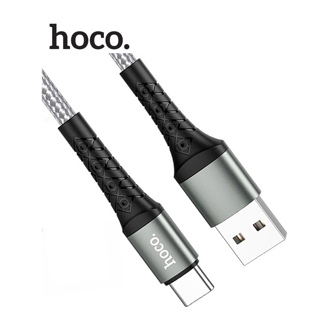 Cáp sạc 3A Hoco DU19 Type-C dây dù siêu bền chống rối cho Android dài 1M
