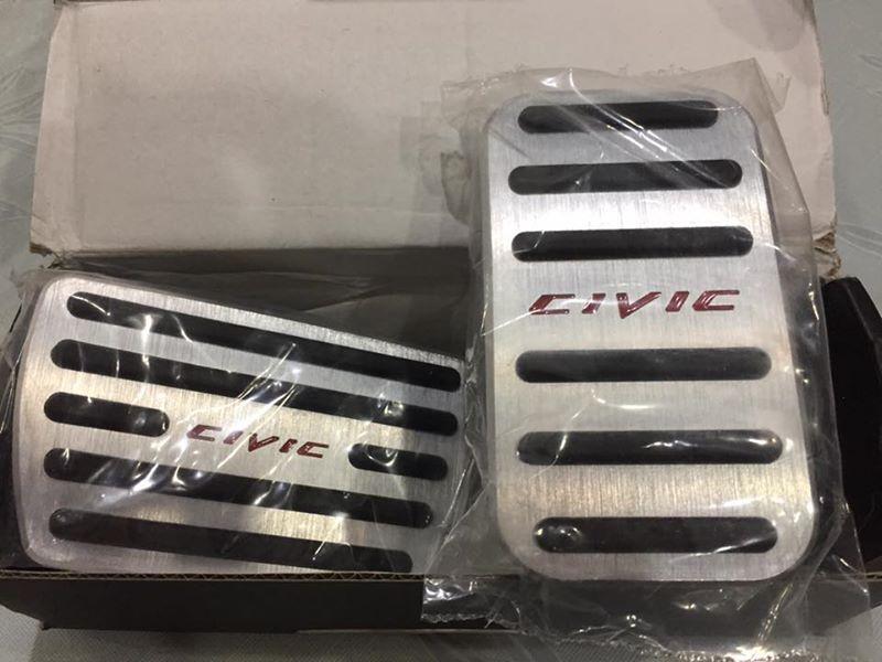 Ốp chân ga chân phanh Honda Civic 2017-2018