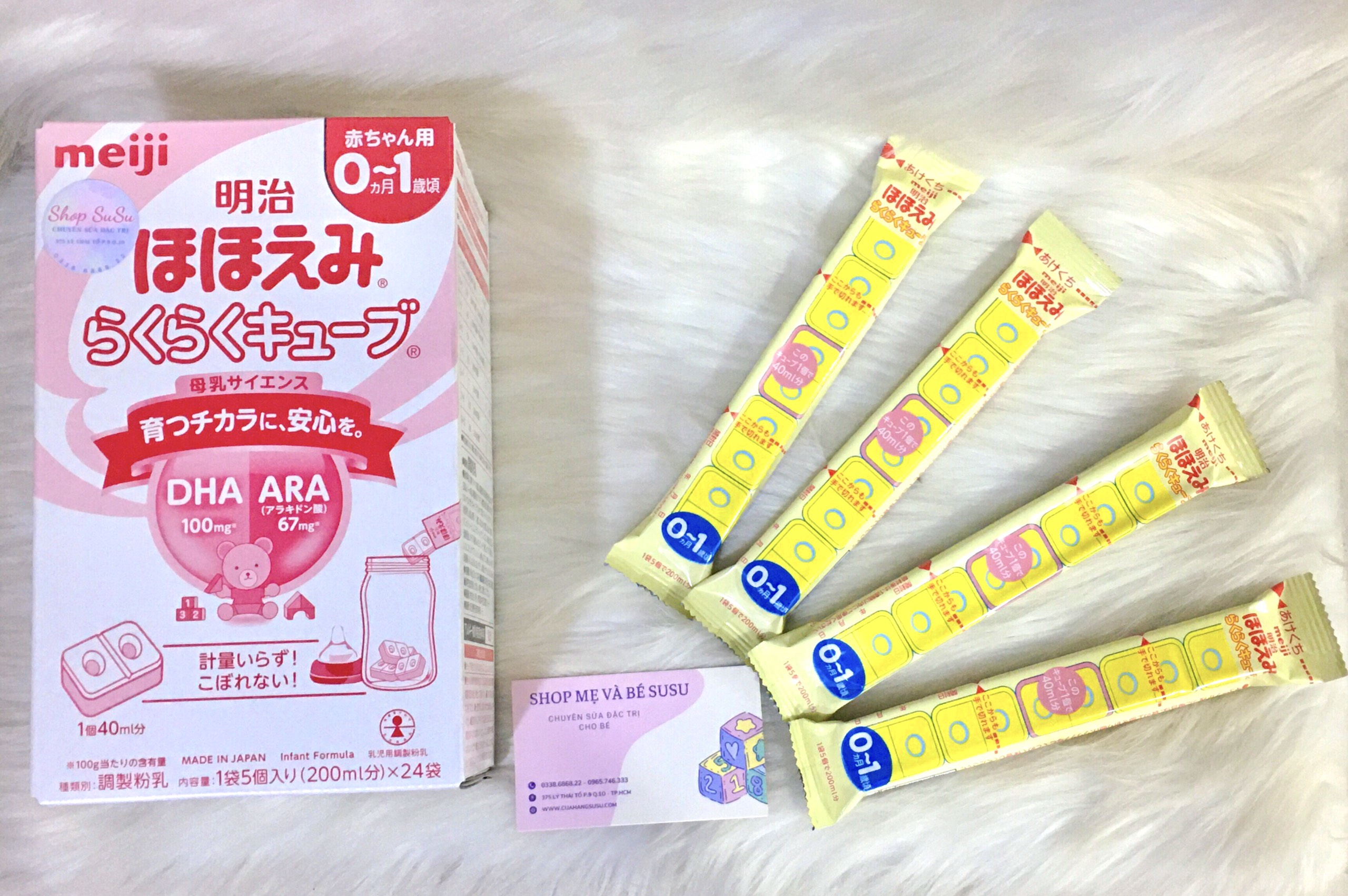 ❤️sữa thanh meiji nội địa nhật 0 -1 tuổi cho bé
