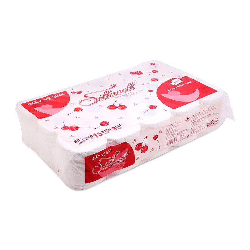 [Siêu thị WinMart] - Lốc 15 cuộn giấy vệ sinh Silkwell