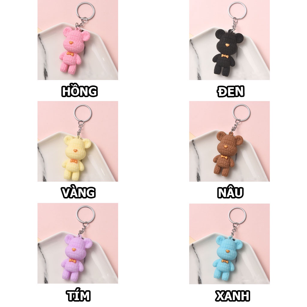 Móc khóa gấu Bear brick CARO xinh