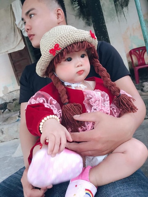 [Hcm]Wig Hats for Children