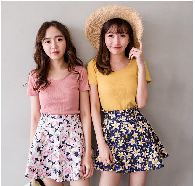 [HCM]Áo Thun Nữ Basic Trơn Cổ Tròn