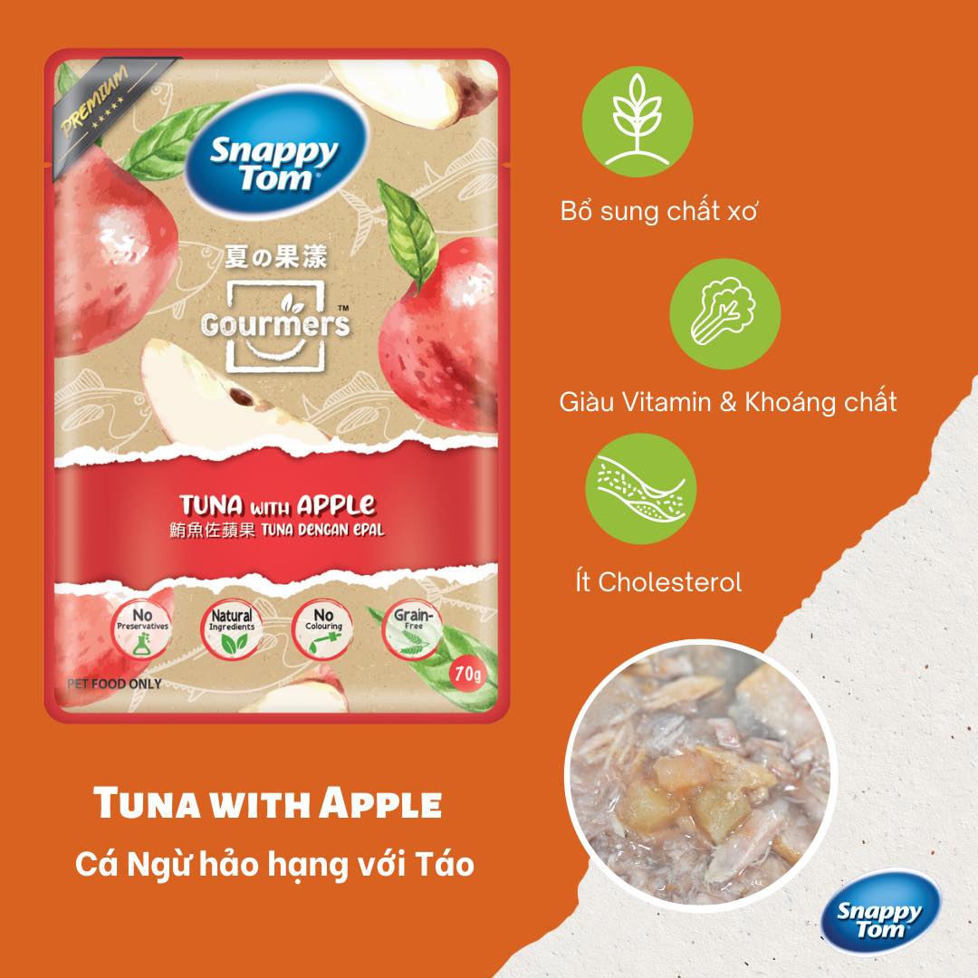Pate Mèo Snappy Tom trái cây