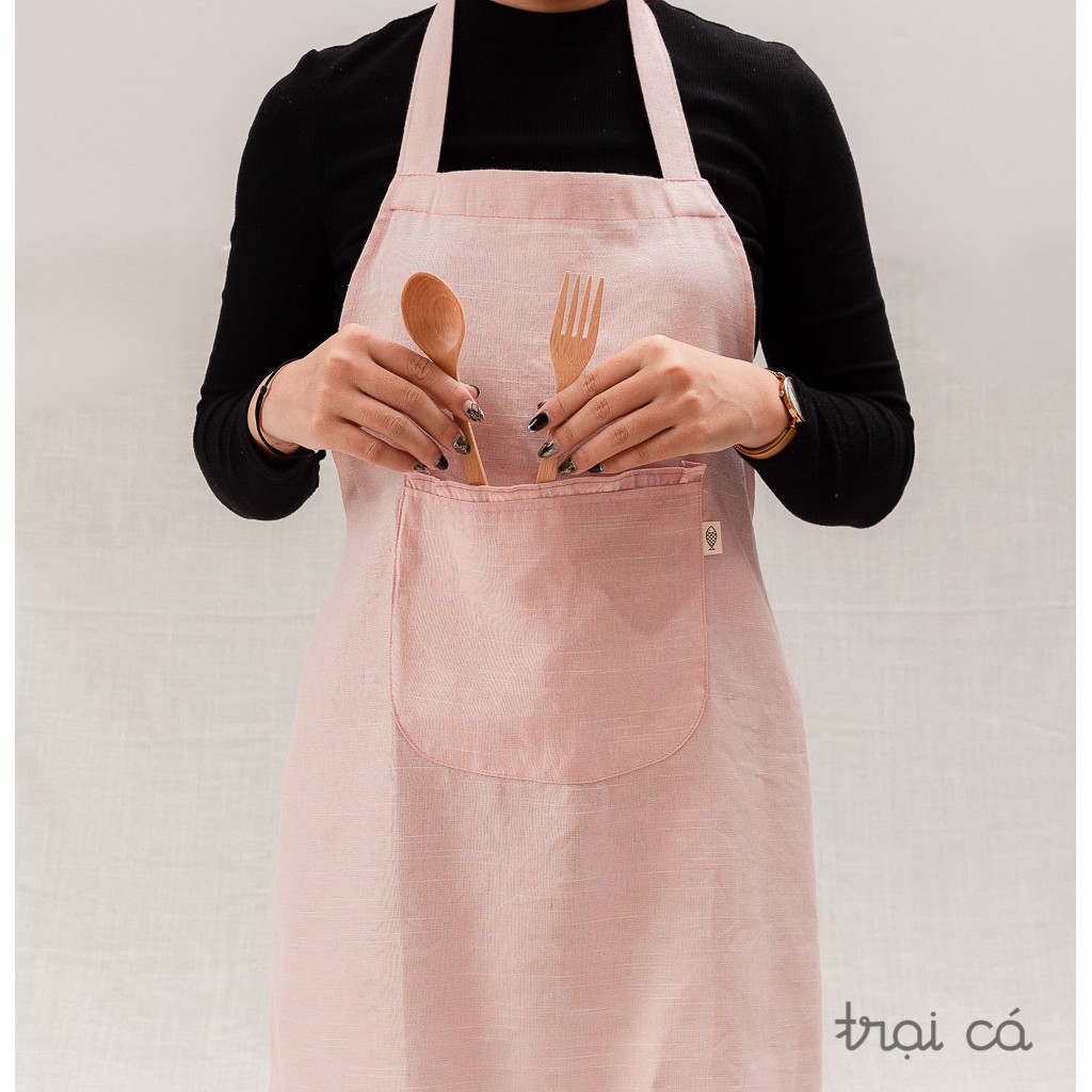 Tạp dề yếm - trơn màu