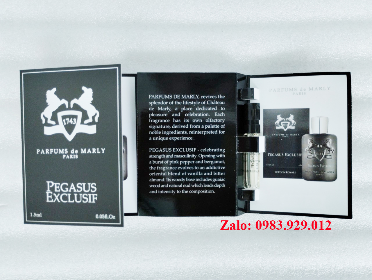 Nước hoa Vial Perfums De Marly các mùi
