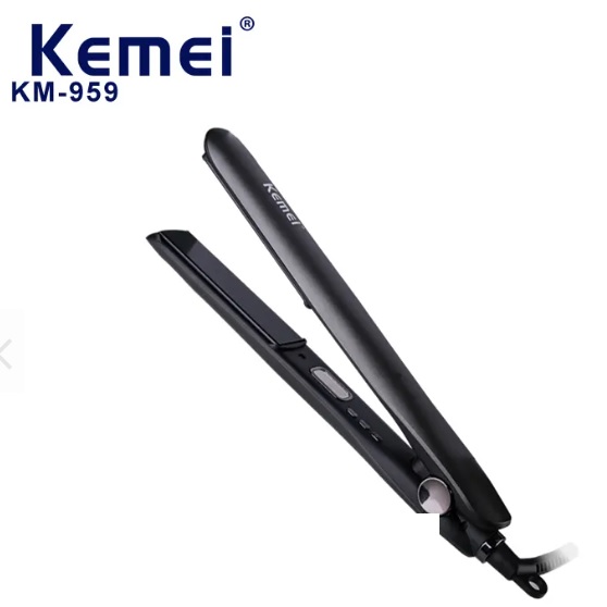 Máy duỗi thẳng tóc nhiều mức chỉnh nhiệt bảo vệ giúp mượt tóc kemei km 959