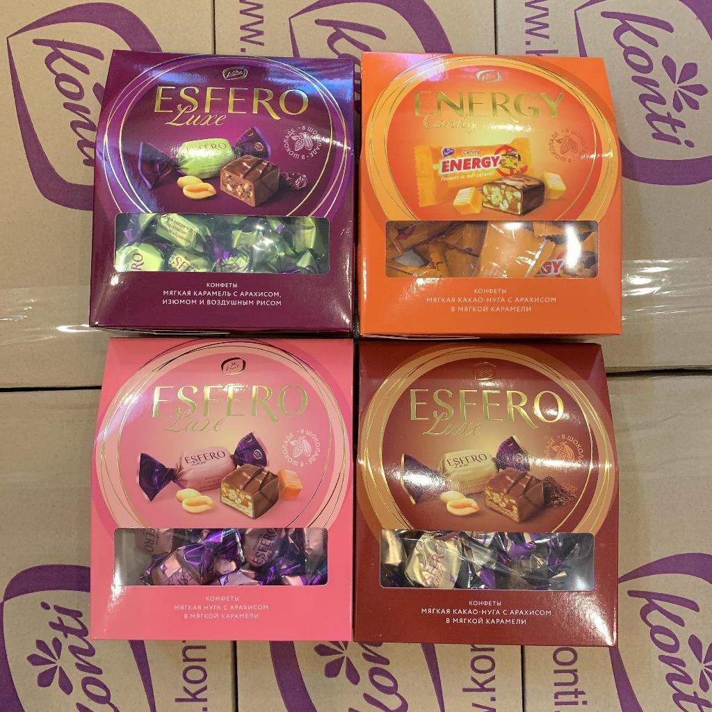 Kẹo socola caramen đậu phộng Konti @Energy