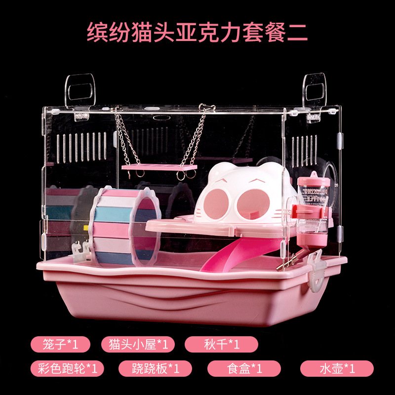 Lồng mica cho hamster - Lồng mèo mica