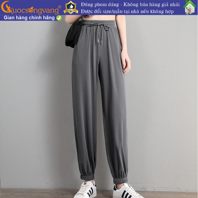 Quần nữ thể thao lưng thun quần thể thao nữ lưng cao co giãn GLQ157 Cuocsongvang