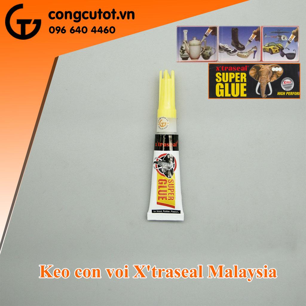 Vỉ 5 tuýp keo dán con voi X'traseal