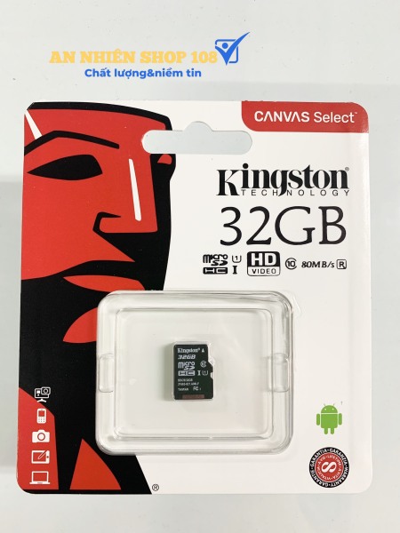 Thẻ nhớ 32GB KINGSTON MICRO SD CLASS 10