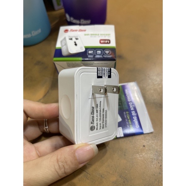 Ổ cắm wifi đơn OC.01.WF 16A Rạng Đông
