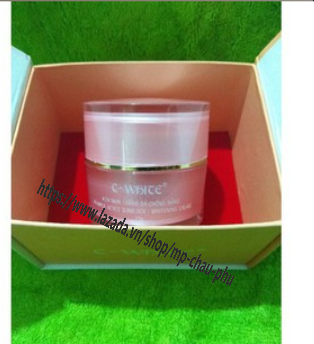 c white kem mụn trắng da chống nắng 12g