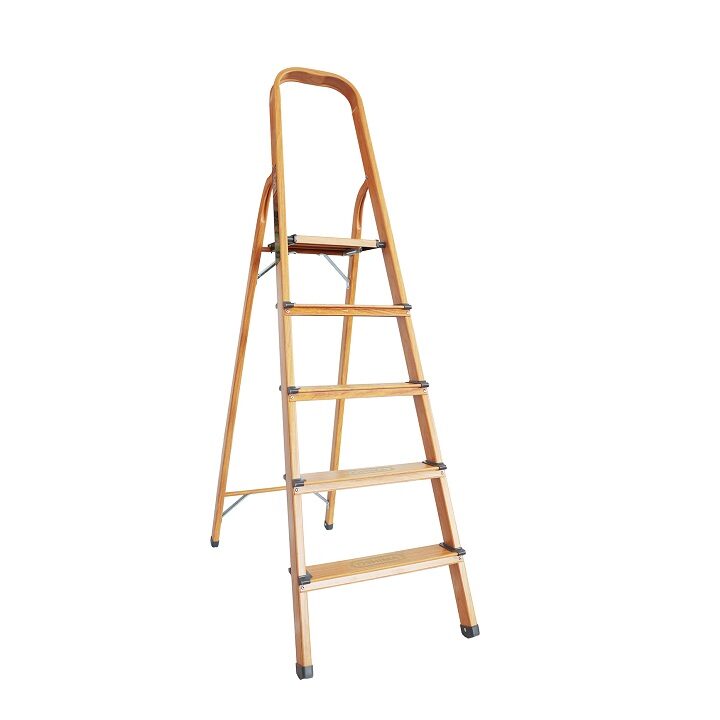 Thang ghế xếp, bậc thang OSHIMA TG5, 5 bậc (Vân Gỗ)