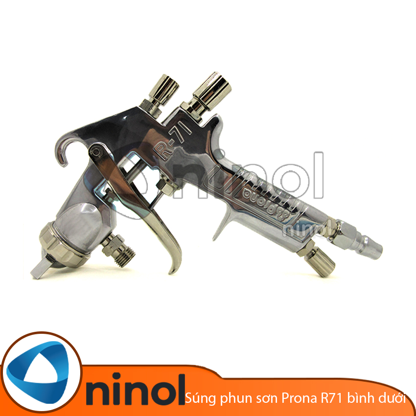 Súng phun sơn Prona R71 bình dưới