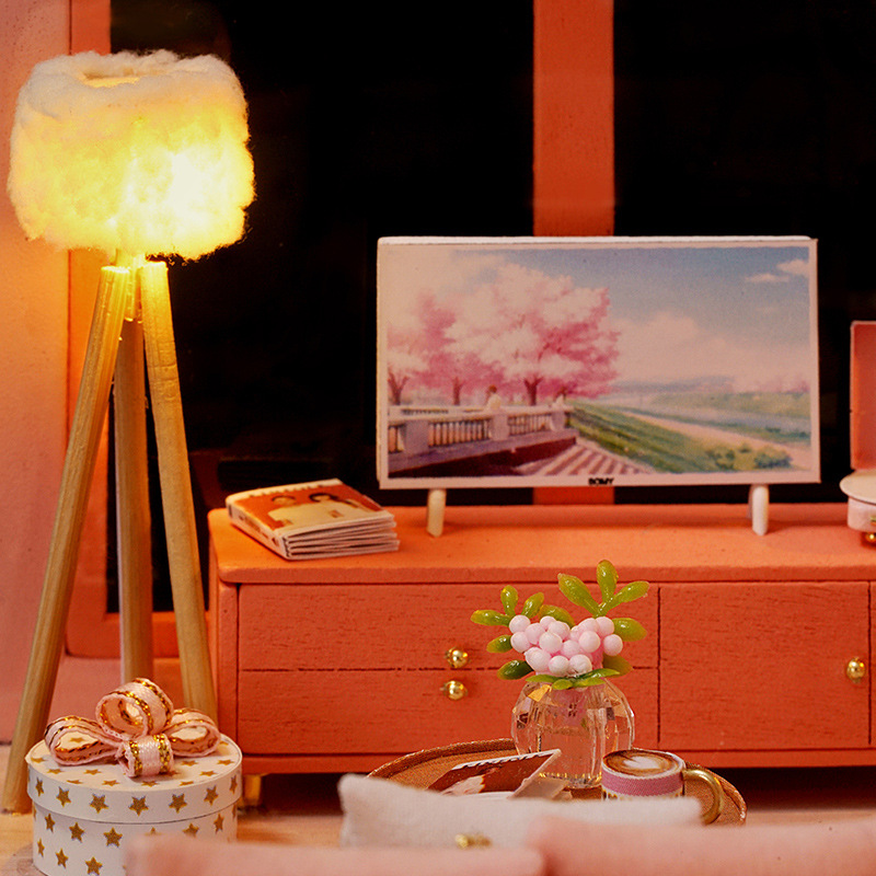 [HCM]Nhà búp bê DIY Doll House- Happy Moment