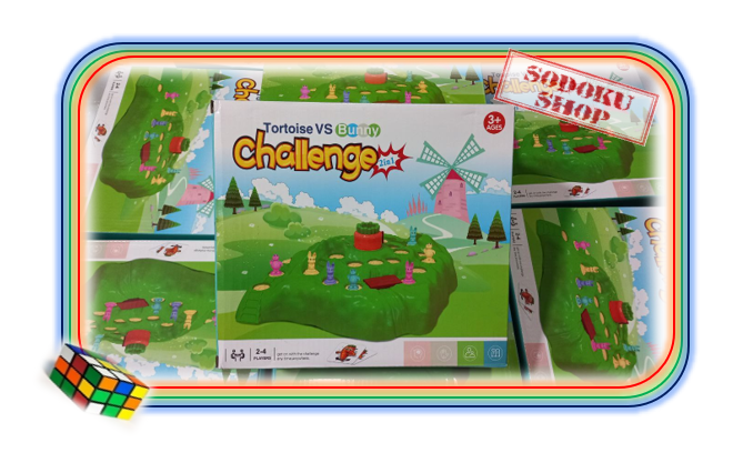 01011 bộ trò chơi đường đua thỏ con - board game hấp dẫn, vui nhộn - đồ chơi giáo dục gumby kids