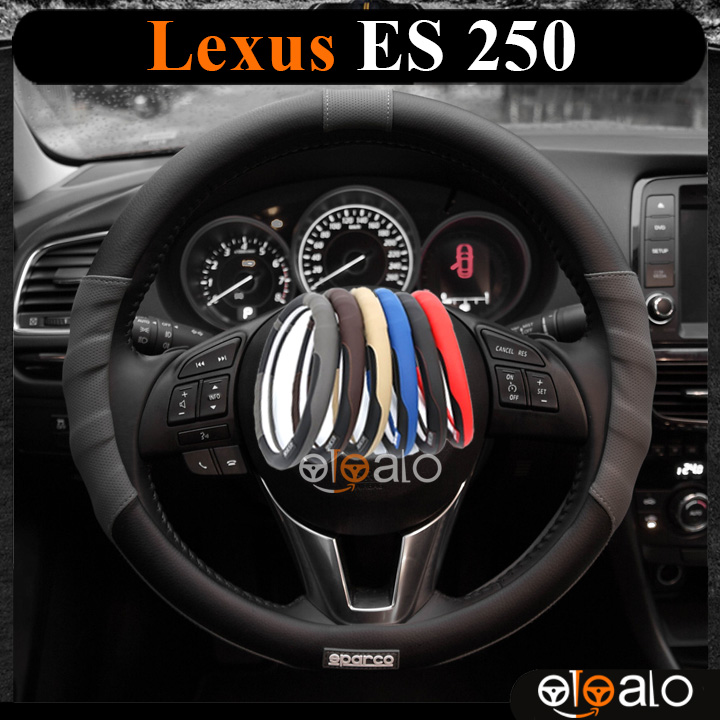 Bọc vô lăng sparco lexus es 250 da pu cao cấp - otoalo