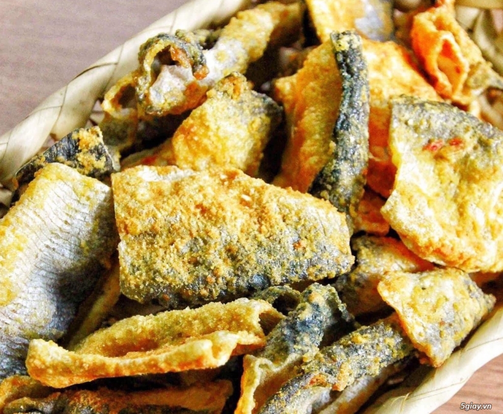 [GIAO HÀNG TOÀN QUỐC] 200gr Da Cá Trứng Muối Singapore