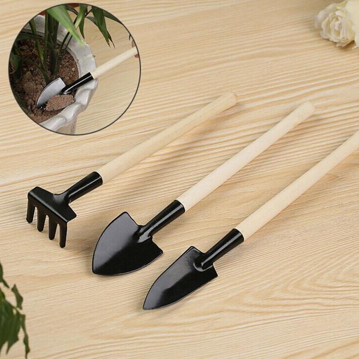 Bộ Cuốc Xẻng Làm Vườn Mini 3 Món