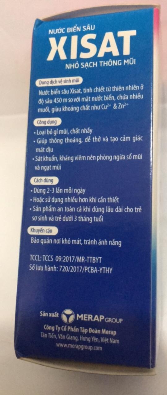 XỊT MŨI XISAT HỒNG TRẺ EM 15ml