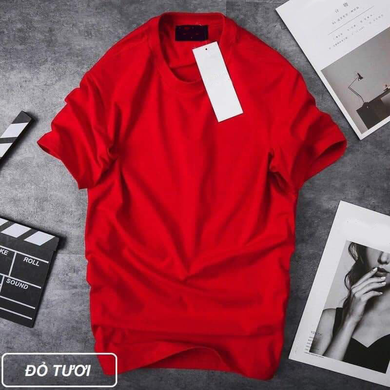 Áo Thun Trơn Xuất Hàn A02 Basic Unisex CHẤT ĐẸP , ẢNH THẬT.